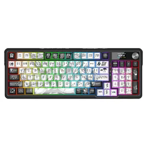 Mechanical keyboard REDRAGON K719GF-RGB-PRO — USB, RF wireless & Bluetooth, Black, 150 m cable length