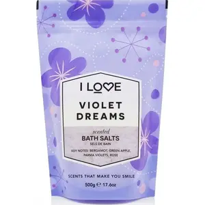 Соль для ванн No name I LOVE Scented Violet Dreams 500 г — ароматическая добавка для ванны