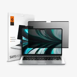 Laptop screen protector Spigen AFL06253 — transparent, compatible with Apple laptops, 1 pc