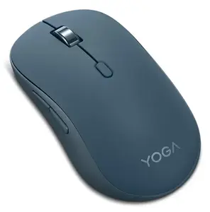 Беспроводная офисная мышь Lenovo Yoga Bluetooth, амбидекстр, оптическая, 4000 DPI, 8 кнопок, колесо прокрутки, бирюзовый, GY51S61916