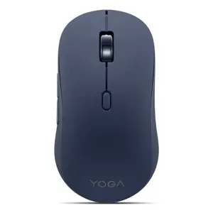 Bezvadu ambidekstra Bluetooth optiskā pele Lenovo Yoga — 4000 DPI, 8 pogas, zila