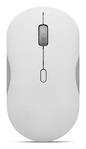 Lenovo 350 Ambidextrous Wireless Office Mouse, Bluetooth, Optical Sensor, 2400 DPI, 6 Buttons, Wheel, Battery Powered, Grey
