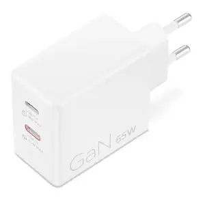 Universāls Lenovo G0A6065WEU Dual USB-C 65W GaN lādētājs