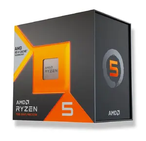 Процессор для ПК AMD Ryzen 5 7500X3D Socket AM5 6 ядер 12 потоков 4.0 ГГц базовая 4.5 ГГц турбо 96 МБ L3 DDR5 Dual‑channel 65 Вт Tray