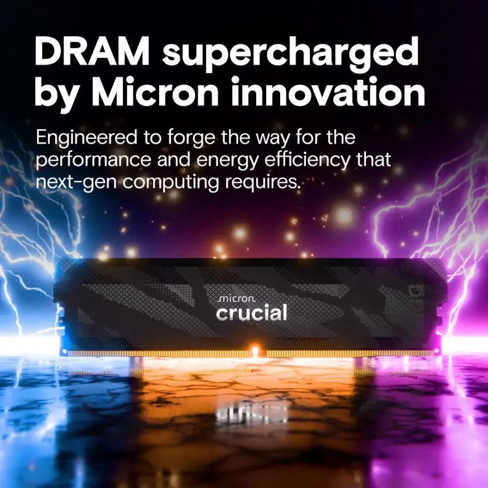 DDR5 RAM CRUCIAL Pro OC 16GB 6400 MT/s CL32 Photo 6