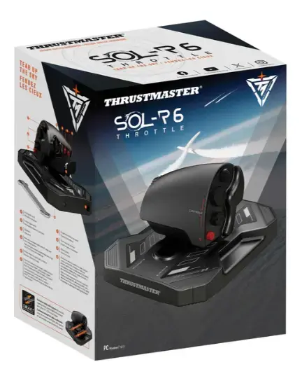 Thrustmaster Sol-R 6 gāzes regulators priekš PC Photo 6