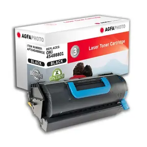 Tonera kasetne AGFA APTO45488801E — melna, iznākums 18 000 lapas, 1 gab.