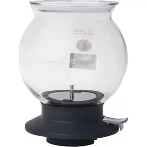 Pour-over brewer HARIO TDR-80B black — glass server dripper set