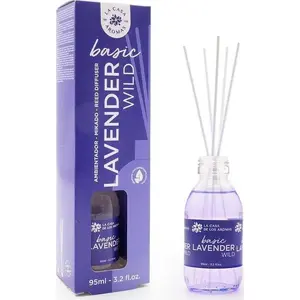 Diffuser sticks La Casa de los Aromas Basic Lavender Wild 95 ml – reed diffuser fragrance
