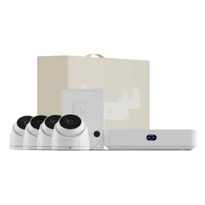 Video surveillance kit UBIQUITI UNVR-Instant-Kit Wired — 4× turret PoE cameras 4 MP, 1 TB HDD, IP66, RJ-45