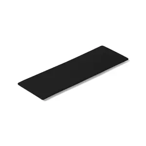 Serving board COMAS ES228596 — black porcelain 9.25×27.7 cm
