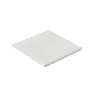 Serving board COMAS LAB DOUBLE 18.5×18.5 cm white porcelain