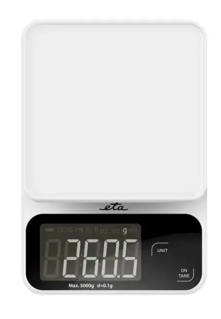 ETA POPI White электронные кухонные весы — 5 кг, 1 г Photo 3