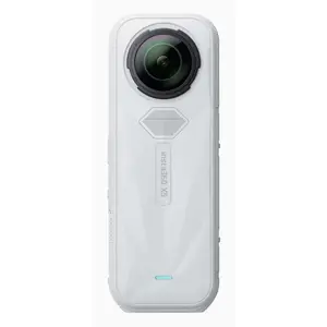 Darbības kamera Insta360 X5 — 72 MP, 8K Ultra HD video (7680×3840), 360° skata leņķis, sensors 1/1.28" (25.4/1.28 mm), stereo audio, Wi‑Fi, 200 g