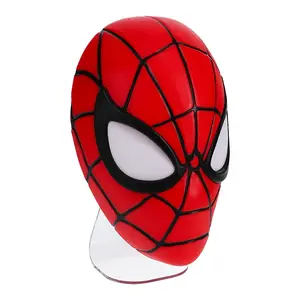 Galda lampa Paladone Spiderman Mask Light — Spīdmapes formas dizains, LED ar USB barošanu, kompakta