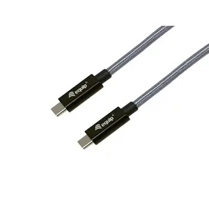USB-C to USB-C cable EQUIP 1.0 m — USB 3.2 Gen 2x2, 20 Gbps, PD 240W, 4K/60Hz, Black