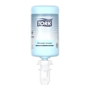 Dušas krēms Tork S4 1000 ml — šķidrais ziepes ķermenim un rokām, iepakojums dispenseram