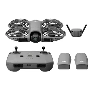 Kvadrakopters DJI Neo 2 Fly More Combo — 4 rotori, 12 MP kamera, video 2688×1512, 1606 mAh baterija, 49 GB iekšējā atmiņa, melns/pelēks