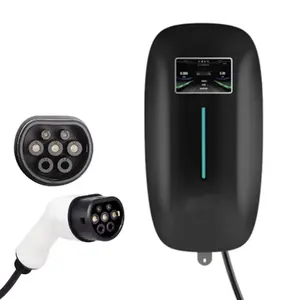 EV charging station Riff EVCS22L Type 2, 32 A, 22 kW, 5.0 m cable