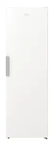 Upo Brīvi stāvošs ledusskapis HS4168SDB RE6195WE Balts ar 398 L ietilpību LED apgaismojumu 7 plauktiem 2 dārzeņu atvilktnēm Energoefektivitātes klase E