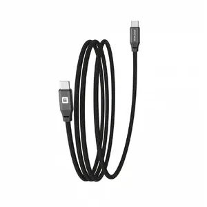 USB-C to USB-C cable Evelatus E-Mag Power 60W 1.2 m magnetic, model TKCB-1048, Black