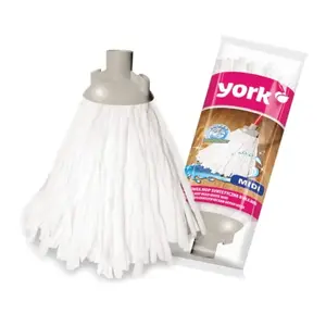 Mop head York MIDI synthetic white — replacement mop head, medium size, synthetic fibers