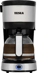 Coffee machine TESLA ES200 silver — TESLA ES200 compact drip espresso hybrid, silver