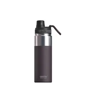 Термос asobu Alpine Flask Hiking 530 мл нержавеющая сталь бордовый, высота 235 мм, диаметр 7.6 см