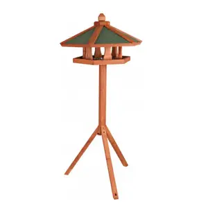 Кормушка для птиц Trixie TRIXIE Bird Feeder напольная деревянный корпус 1450 мм коричневая