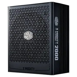 Блок питания Cooler Master X Mighty Platinum 2000W 230V, ATX 24‑pin, 80 PLUS Platinum, черный, вентилятор 12 см