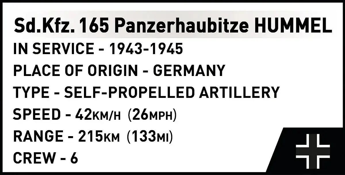 Cobi Panzehaubitze Hummel 1118-piece construction set Photo 2