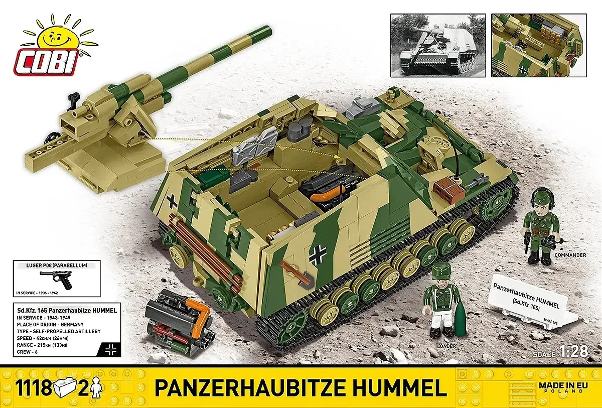 Cobi Panzehaubitze Hummel 1118-piece construction set Photo 4