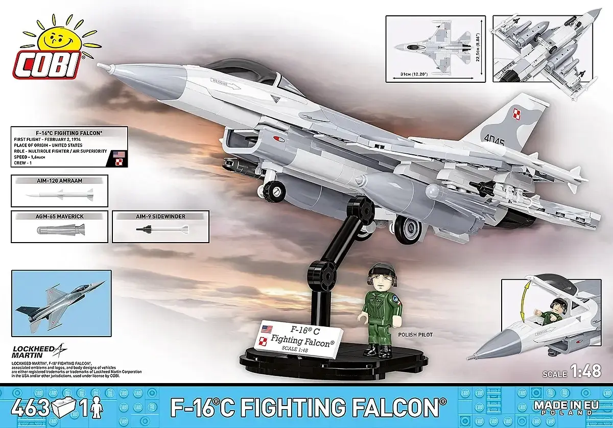Cobi konstruktors F-16C Fighting Falcon 463 d. Photo 3