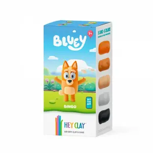 Modeling clay TMTOYS Hey Clay Bluey Bingo – themed air-dry modeling set