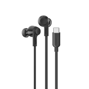 Belkin SoundForm ANC vadu iekšējās austiņas ar USB Type-C savienotāju, melnas