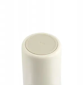 Thermal mug ALESSI Buri 0.33 L creme, double-walled insulated beverage cup
