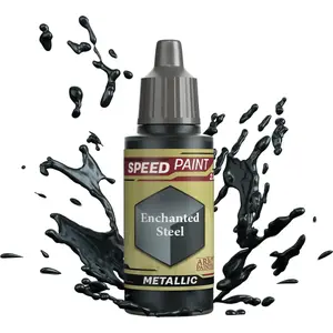 Paint — Army Painter Speedpaint Metallic 2.0 Enchanted Steel (metallic miniature paint)