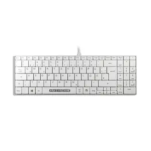 Wired full-size keyboard ManMachine Its Cool QWERTZ German, 99 keys, USB, 1.5 m cable, white