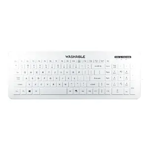 Wired full-size keyboard ManMachine Very Cool Flat — German QWERTZ, white, USB, 1.5 m cable