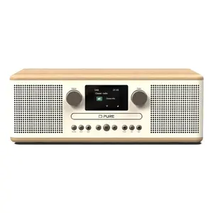 Портативная радиоколонка Pure Acoustics Pure Classic C-D6 — DAB/DAB+/FM, 30 Вт RMS, MP3, 3" сабвуфер, 2.4" TFT-дисплей, дуб/белый