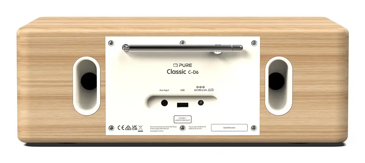 Pārnēsājams radio skaļrunis Pure Classic C-D6 Photo 3