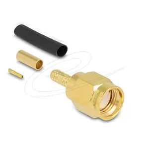 Коаксиальный разъём DELOCK RP-SMA 91788 для RG-174 / RG-316 50 Ω, 1 шт, 8×18×8 мм