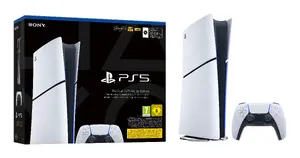 Игровая консоль Sony PlayStation 5 Digital Slim E Chassis 825 ГБ SSD Wi-Fi черный и белый с беспроводным контроллером DualSense
