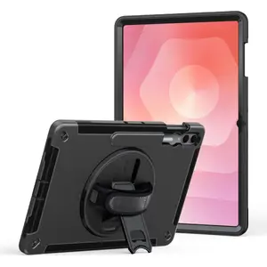 Protective Rugged Kickstand & Handstrap Case by jt berlin for Samsung Galaxy Tab S11 Ultra — black