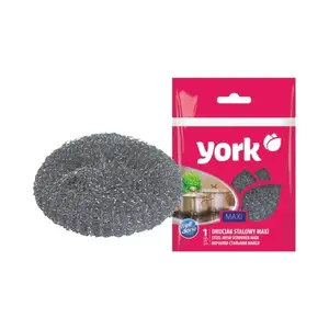 Steel mesh scrubber York MAKS – stainless abrasive cleaning pad