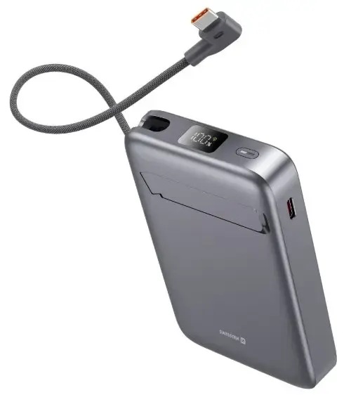 Аккумулятор SWISSTEN Qi2 MagSafe 15W 10000 мА·ч Photo 2
