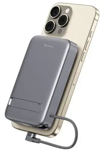 Аккумулятор SWISSTEN Qi2 MagSafe 15W 10000 мА·ч Photo 4