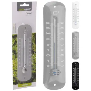 Āra/iekštelpu metāla termometrs ProGarden ar 19 cm stienīti — temperatūras mērītājs