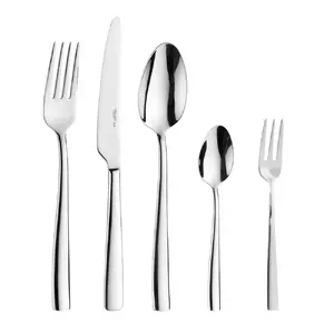 Cutlery set PINTINOX VILLA GALDA 30-piece stainless steel 18/10, 2.5 mm thickness, includes 6 spoons, 6 forks, 6 knives, 6 teaspoons, 6 cake forks