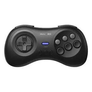 Gamepad 8Bitdo M30 Black — Bluetooth wireless controller for Android and Nintendo Switch, built-in Li-Ion battery, black, 147×74×31 mm